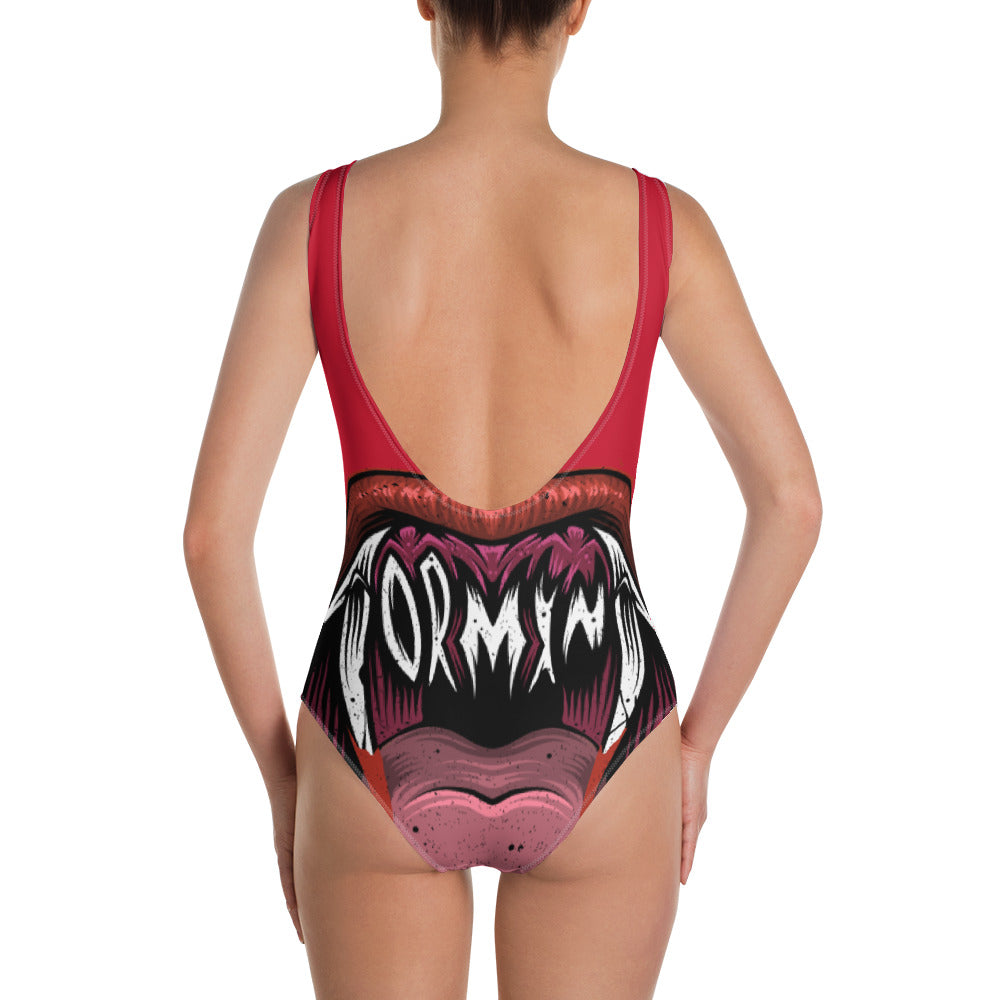 Tormint Vampire Logo One-Piece Swimsuit