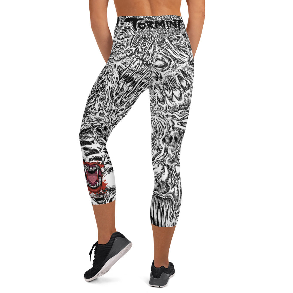 Tormint Mental Disorders Yoga Capri Leggings