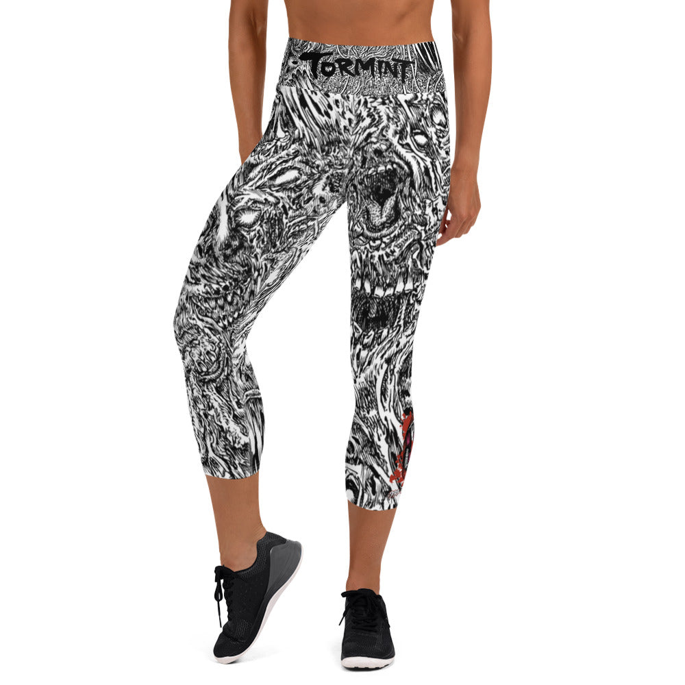 Tormint Mental Disorders Yoga Capri Leggings
