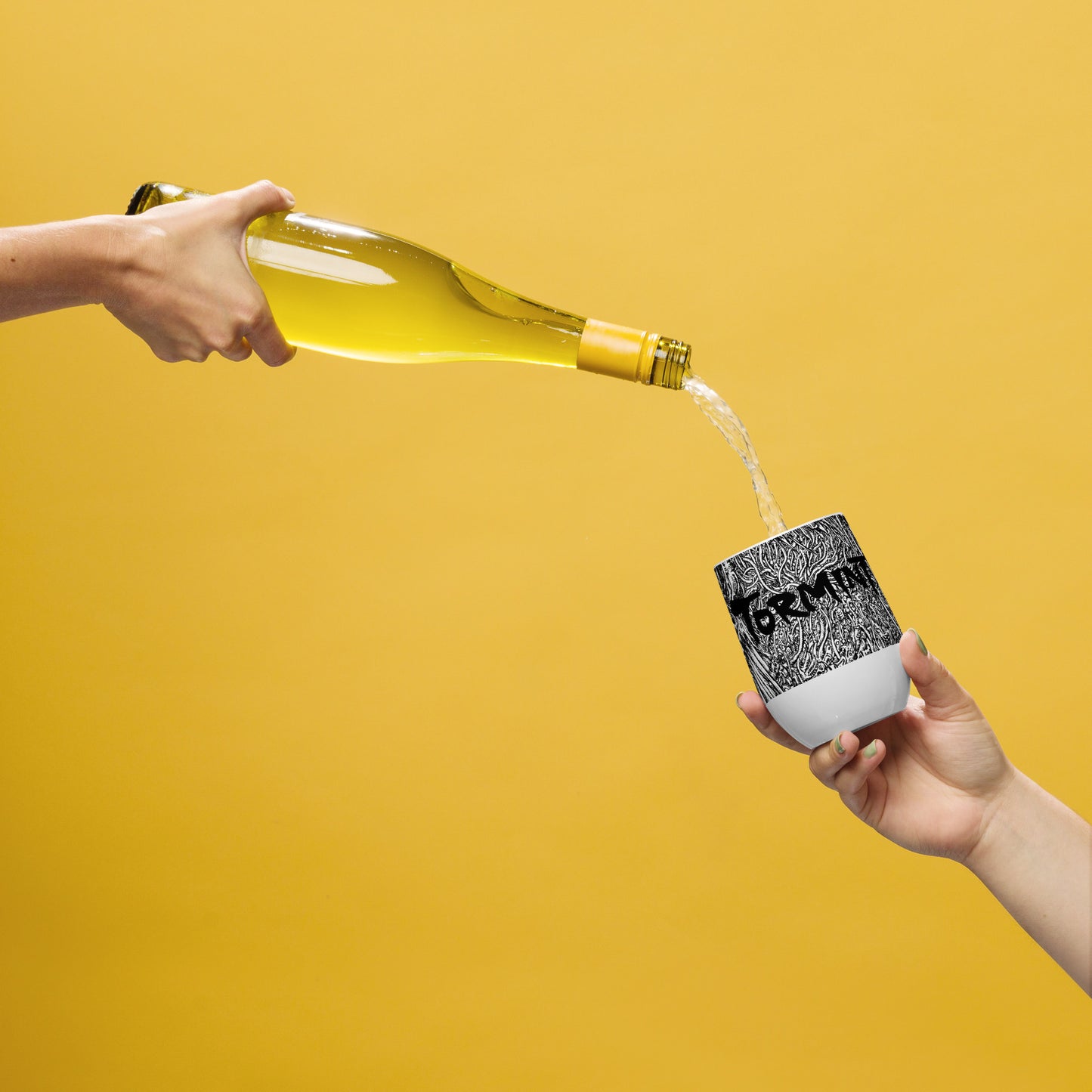 Tormint Mental Disorders Wine tumbler