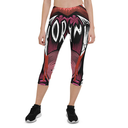Tormint Vampire Logo Capri Leggings
