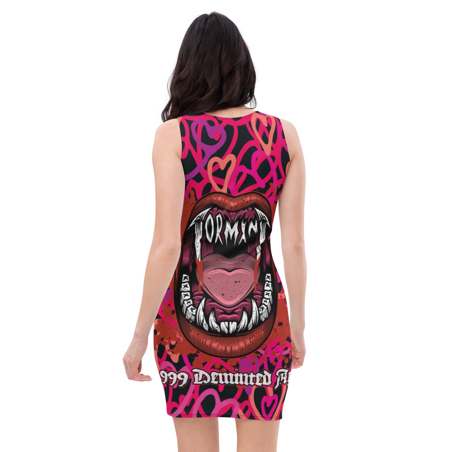 Tormint Vampire  Squiggles Sublimation Cut & Sew Dress