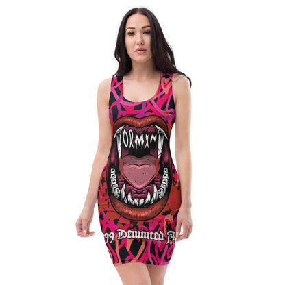 Tormint Vampire  Squiggles Sublimation Cut & Sew Dress