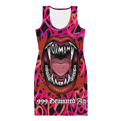 Tormint Vampire  Squiggles Sublimation Cut & Sew Dress