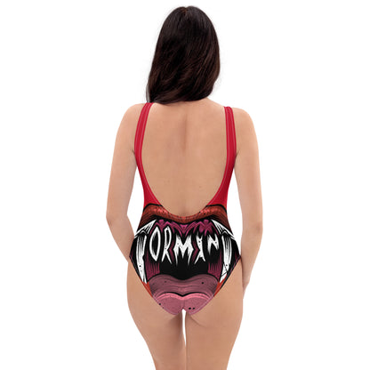 Tormint Vampire Logo One-Piece Swimsuit