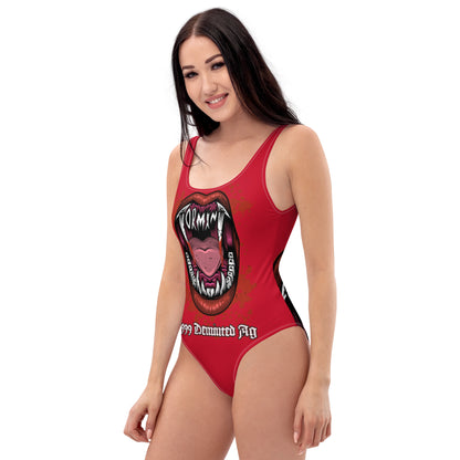 Tormint Vampire Logo One-Piece Swimsuit