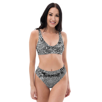 Tormint Mental Disorders w/ Vampire Recycled high-waisted bikini