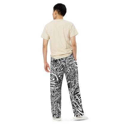 Tormint Mental Disorders w/ Vampire wide-leg pants