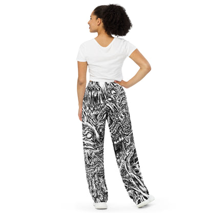Tormint Mental Disorders w/ Vampire wide-leg pants