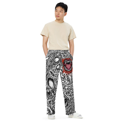 Tormint Mental Disorders w/ Vampire wide-leg pants