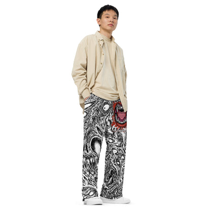 Tormint Mental Disorders w/ Vampire wide-leg pants