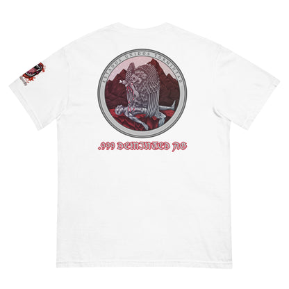 Tormintad Double Sided w/ Vampire logo on left sleeve dyed heavyweight t-shirt