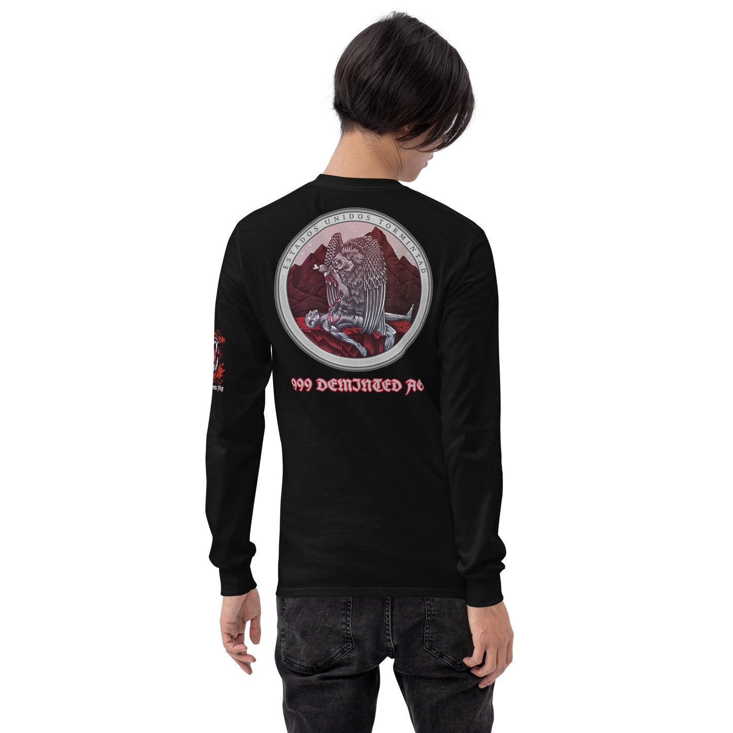 Tormintad Double Sided w/ Vampire Logo on Left Sleeve Long Sleeve Shirt