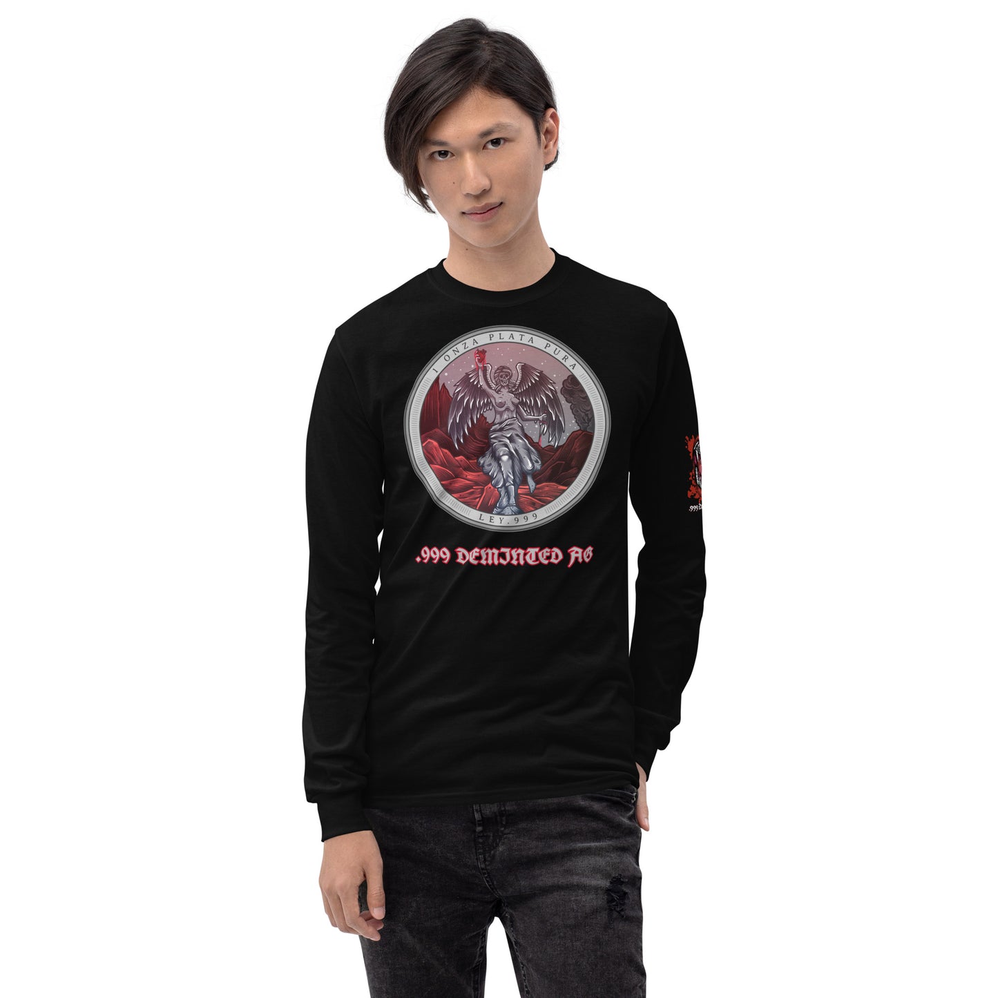 Tormintad Double Sided w/ Vampire Logo on Left Sleeve Long Sleeve Shirt